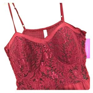 Red Wine Lace Dress! (NWT)